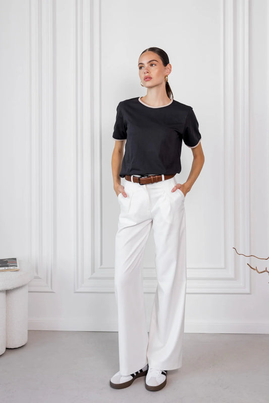 Eleganckie spodnie palazzo